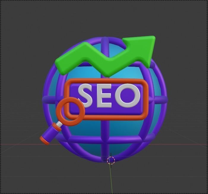 Marketing and Advertising 3d Illustration  Icon Pack 3D model_73