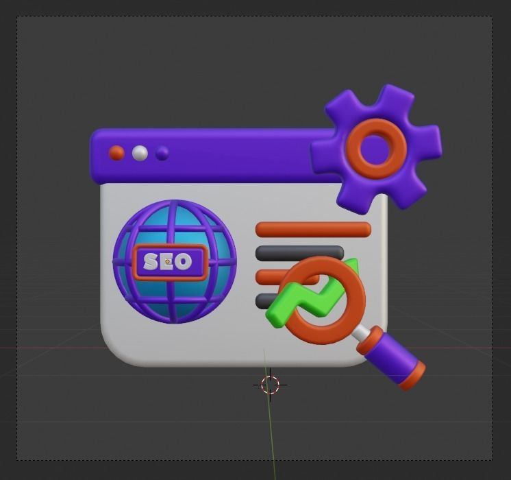Marketing and Advertising 3d Illustration  Icon Pack 3D model_53