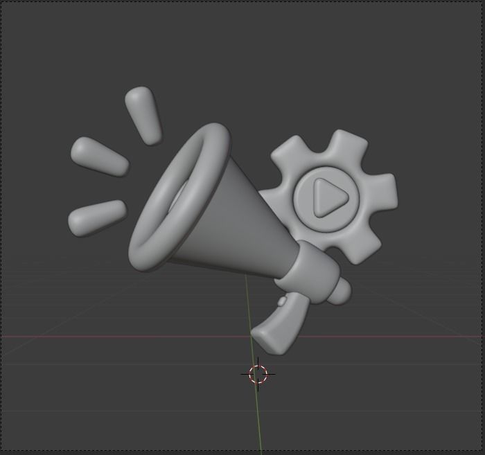 Marketing and Advertising 3d Illustration  Icon Pack 3D model_9