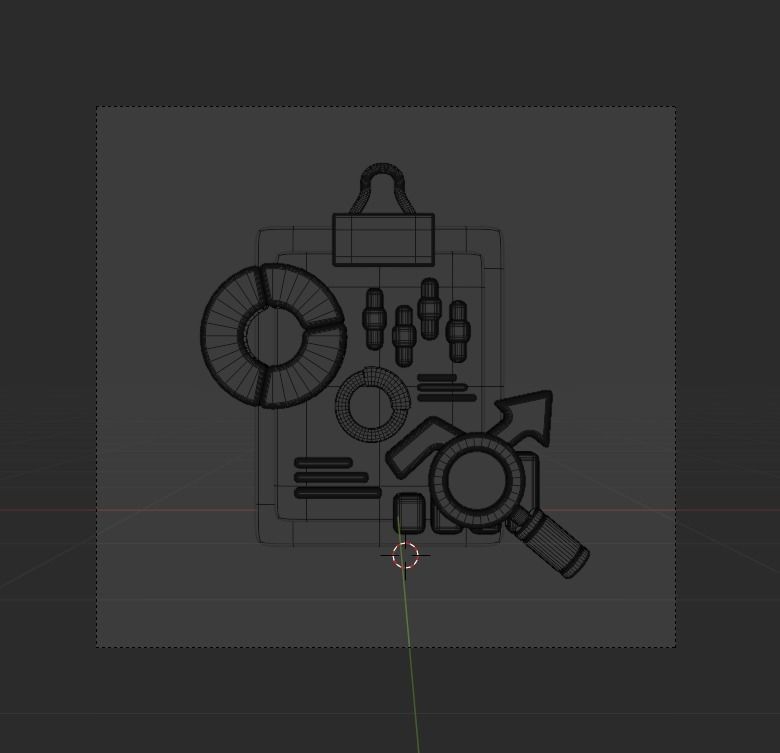 Marketing and Advertising 3d Illustration  Icon Pack 3D model_46