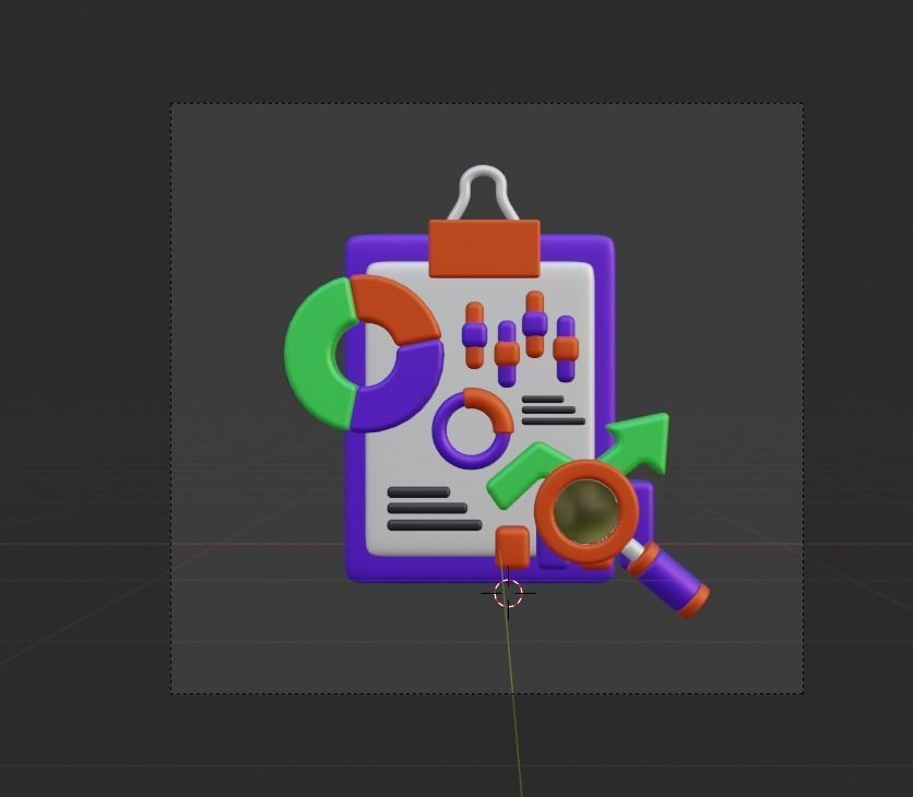 Marketing and Advertising 3d Illustration  Icon Pack 3D model_55