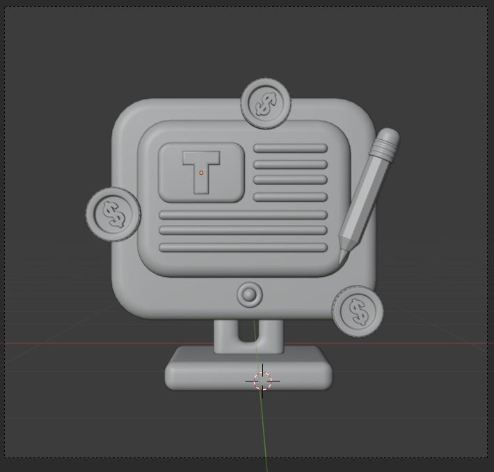 Marketing and Advertising 3d Illustration  Icon Pack 3D model_95