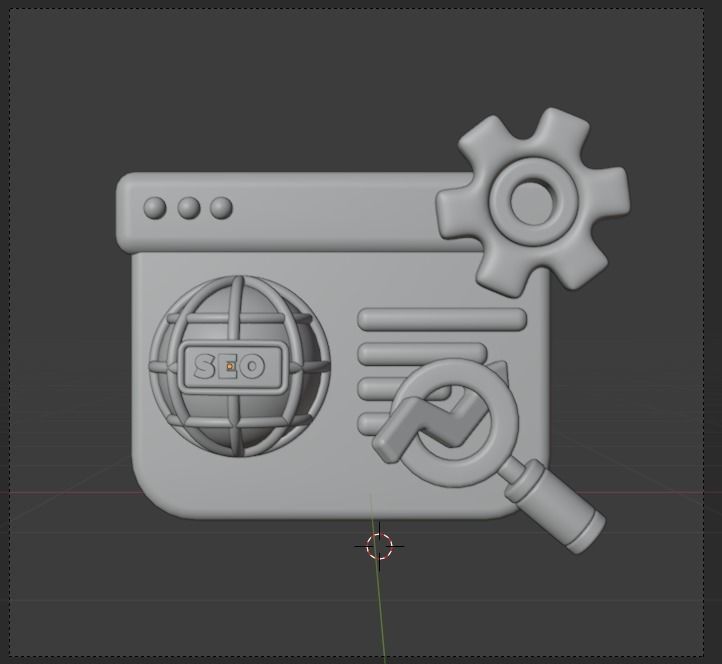 Marketing and Advertising 3d Illustration  Icon Pack 3D model_44