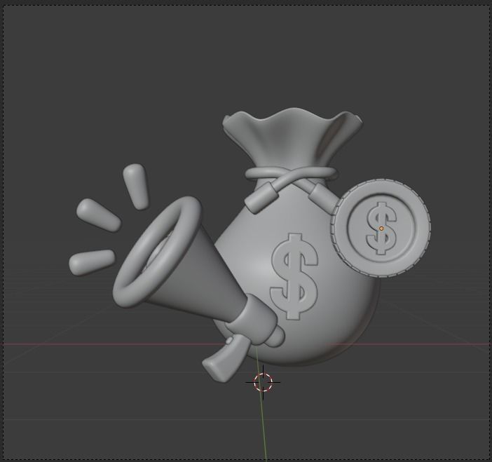 Marketing and Advertising 3d Illustration  Icon Pack 3D model_75