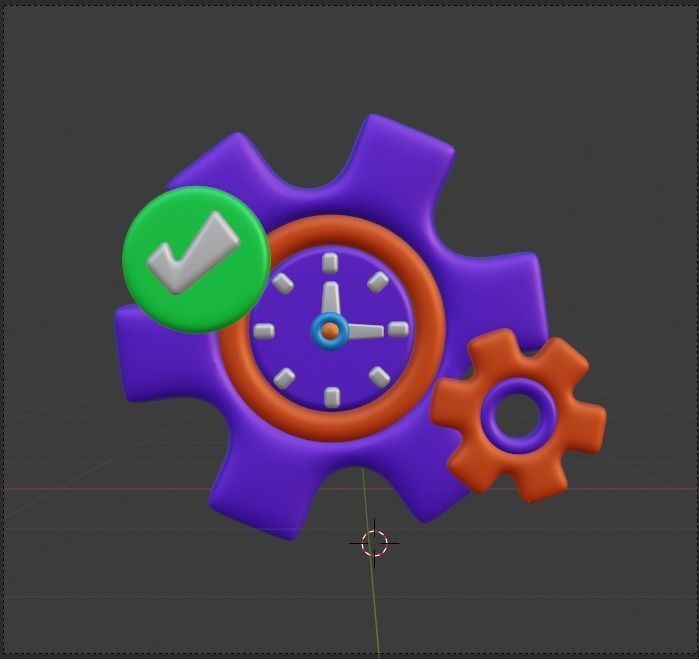 Marketing and Advertising 3d Illustration  Icon Pack 3D model_60