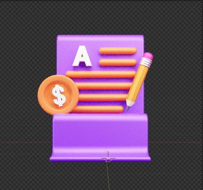 Marketing and Advertising 3d Illustration  Icon Pack 3D model_28