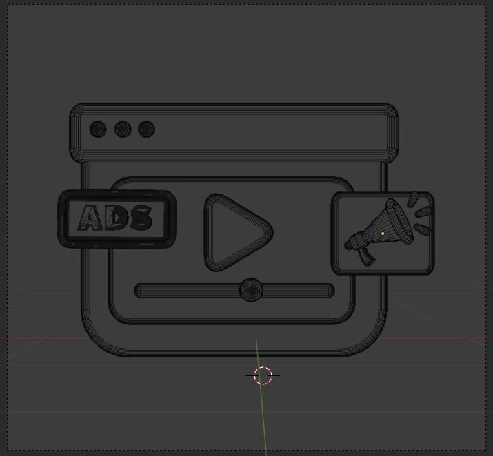 Marketing and Advertising 3d Illustration  Icon Pack 3D model_67