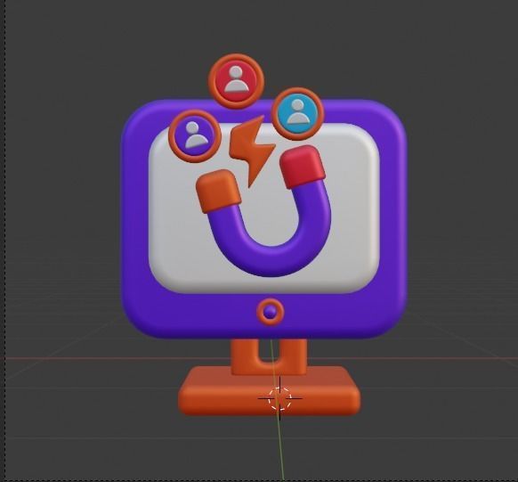 Marketing and Advertising 3d Illustration  Icon Pack 3D model_84
