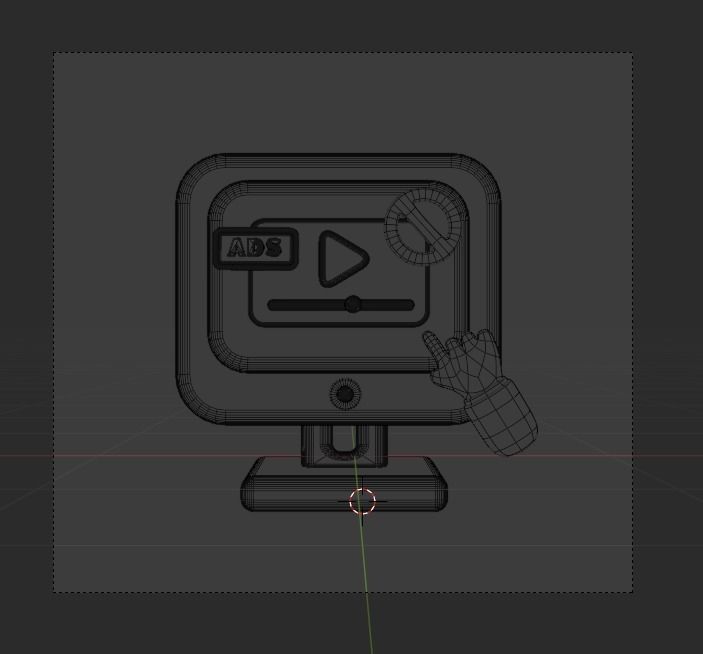 Marketing and Advertising 3d Illustration  Icon Pack 3D model_62