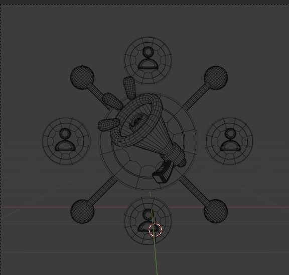 Marketing and Advertising 3d Illustration  Icon Pack 3D model_61