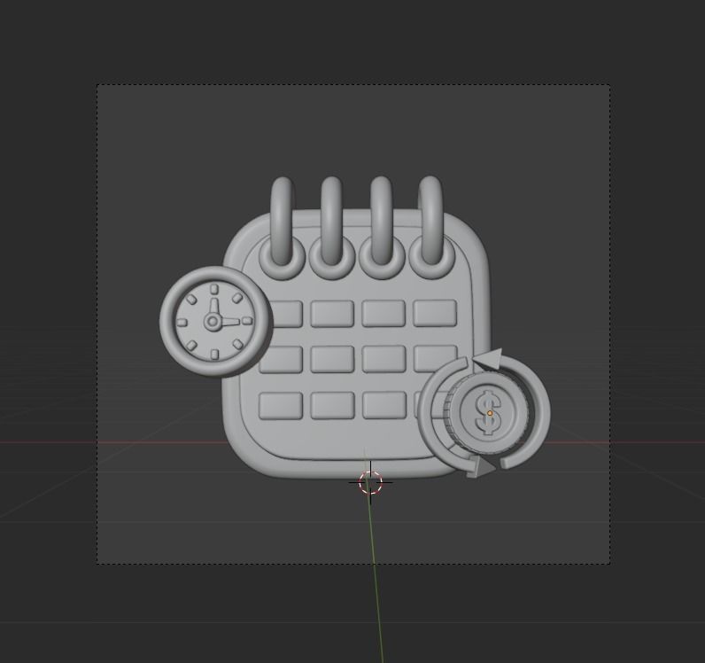 Marketing and Advertising 3d Illustration  Icon Pack 3D model_16