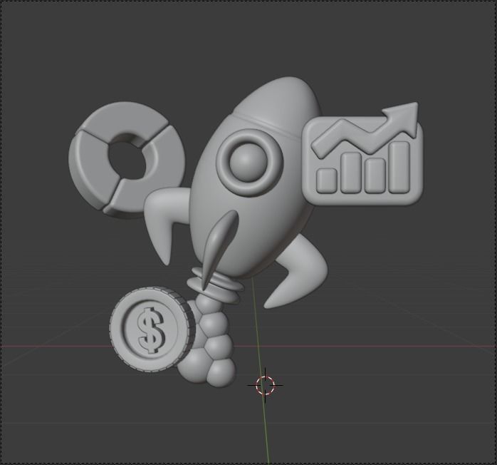 Marketing and Advertising 3d Illustration  Icon Pack 3D model_64