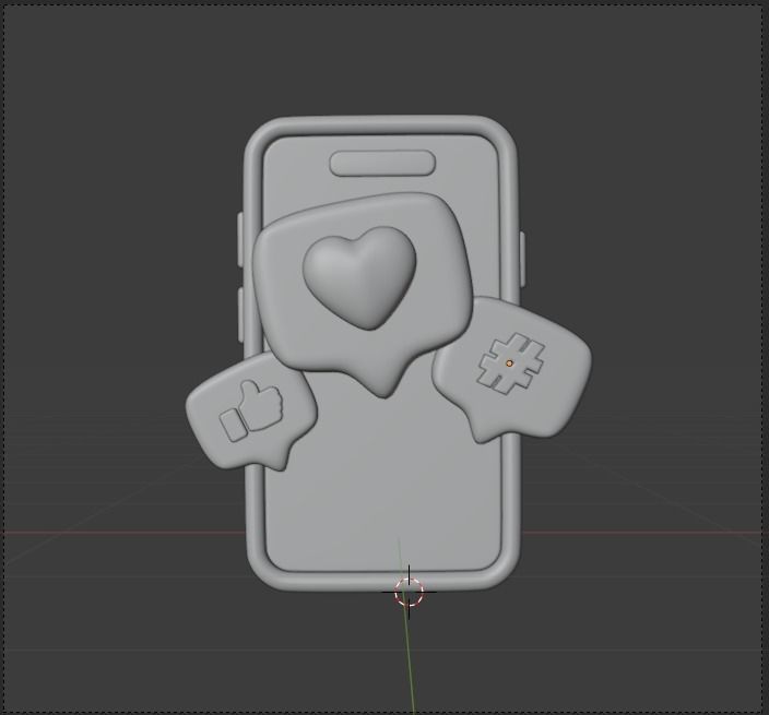 Marketing and Advertising 3d Illustration  Icon Pack 3D model_25