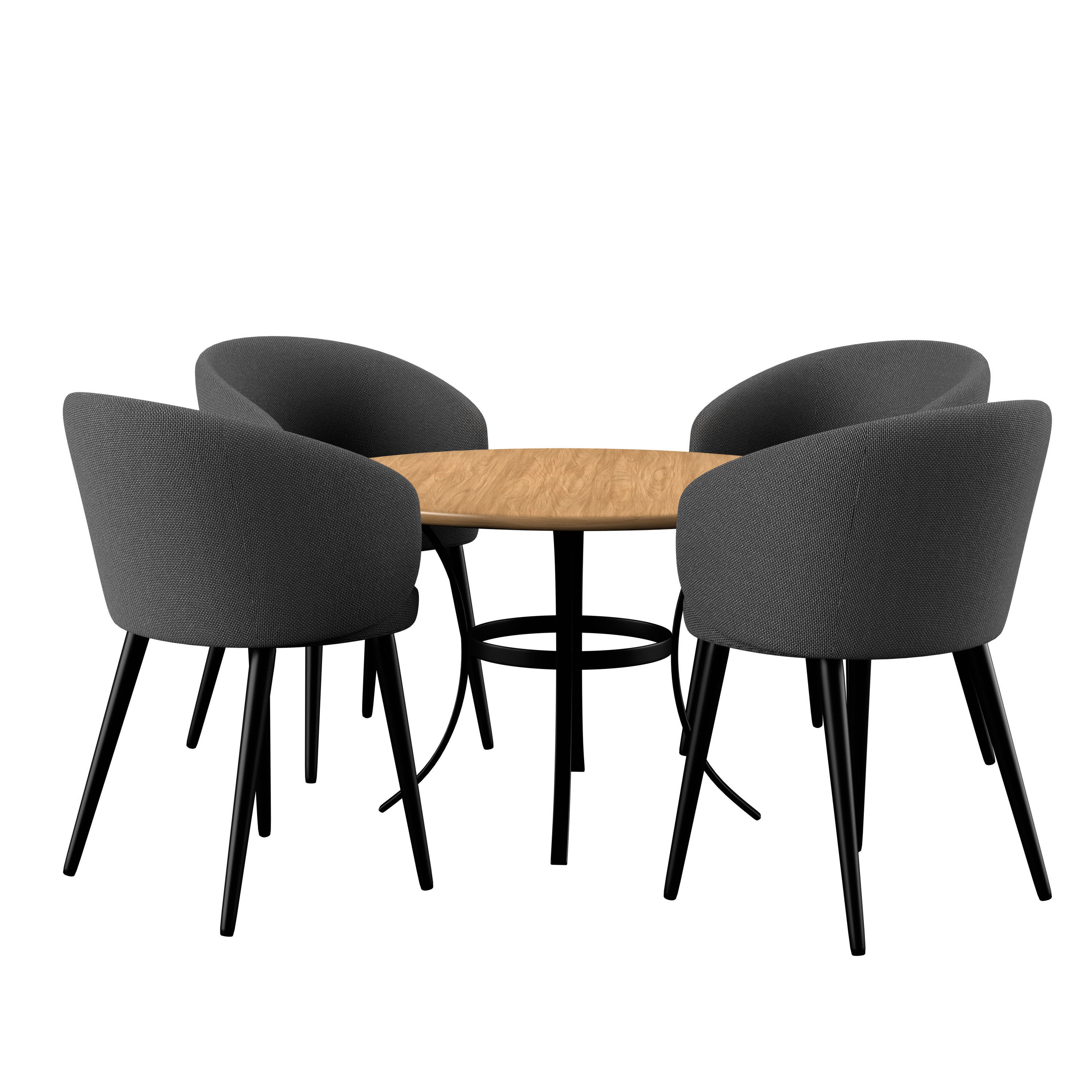 Dining Table 3D model_2
