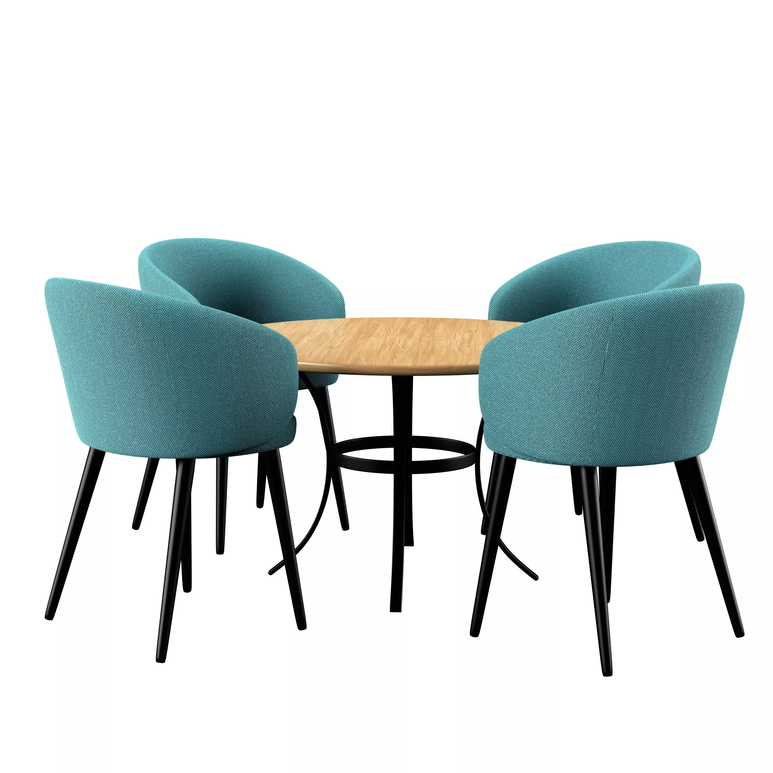 Dining Table 3D model_0