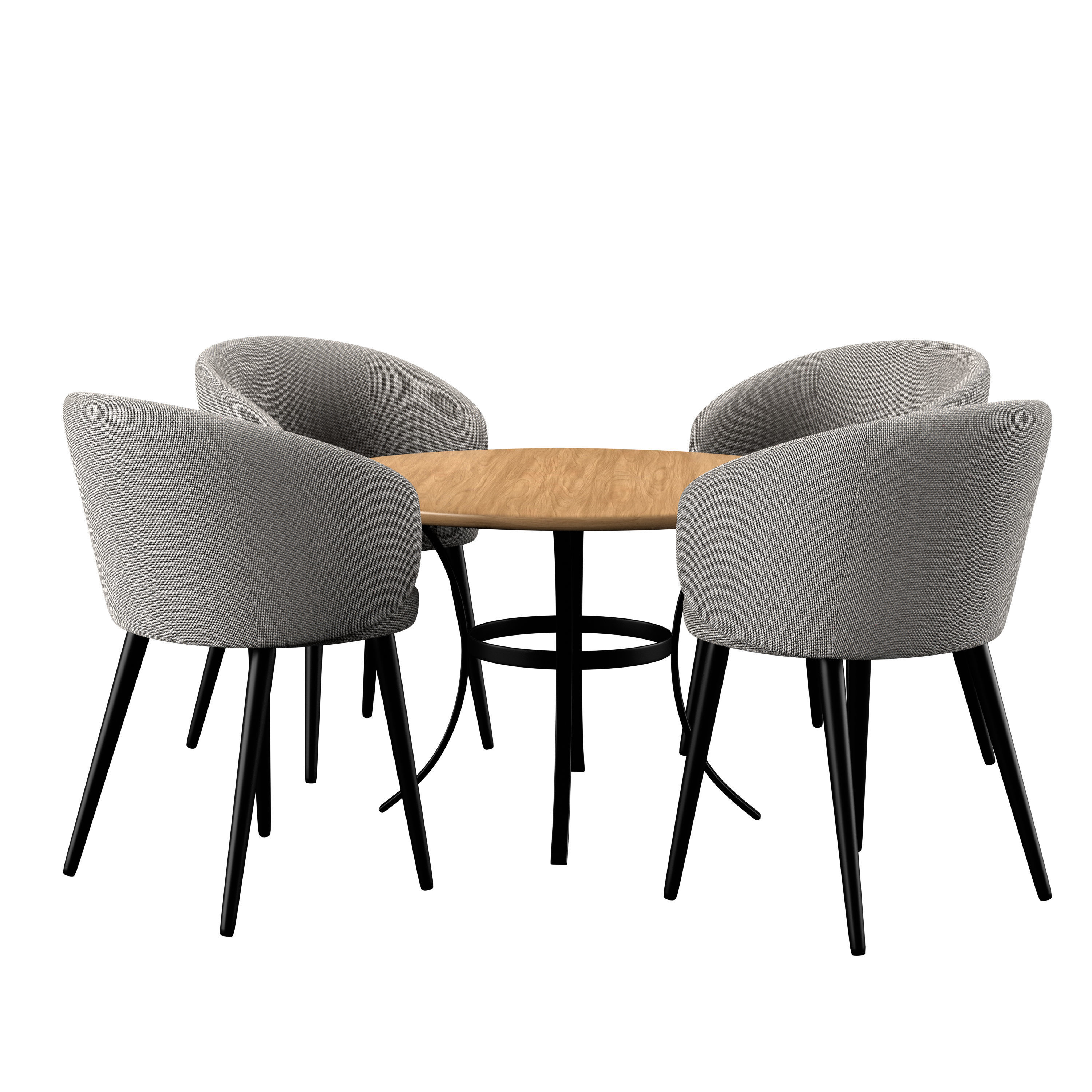 Dining Table 3D model_3