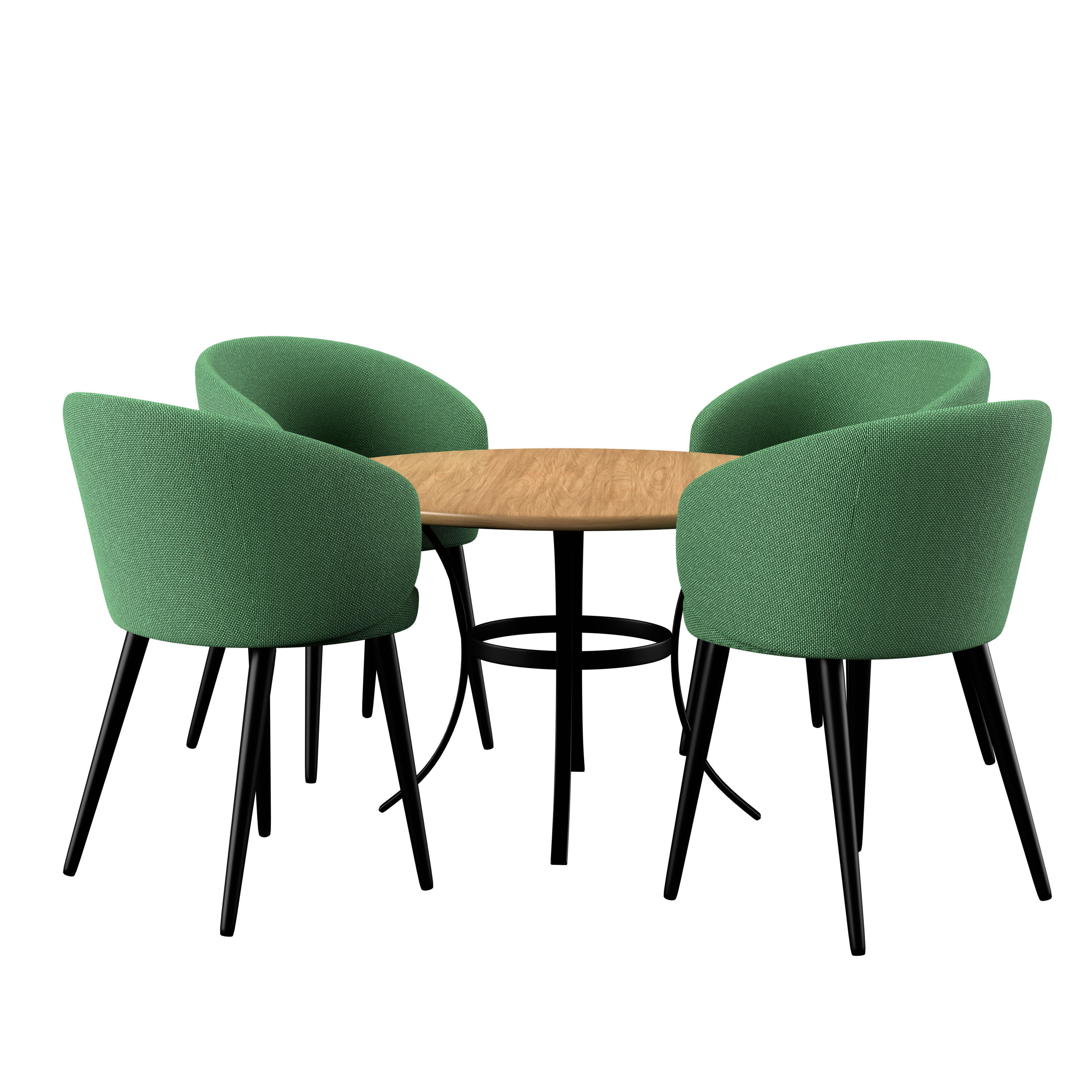 Dining Table 3D model_4