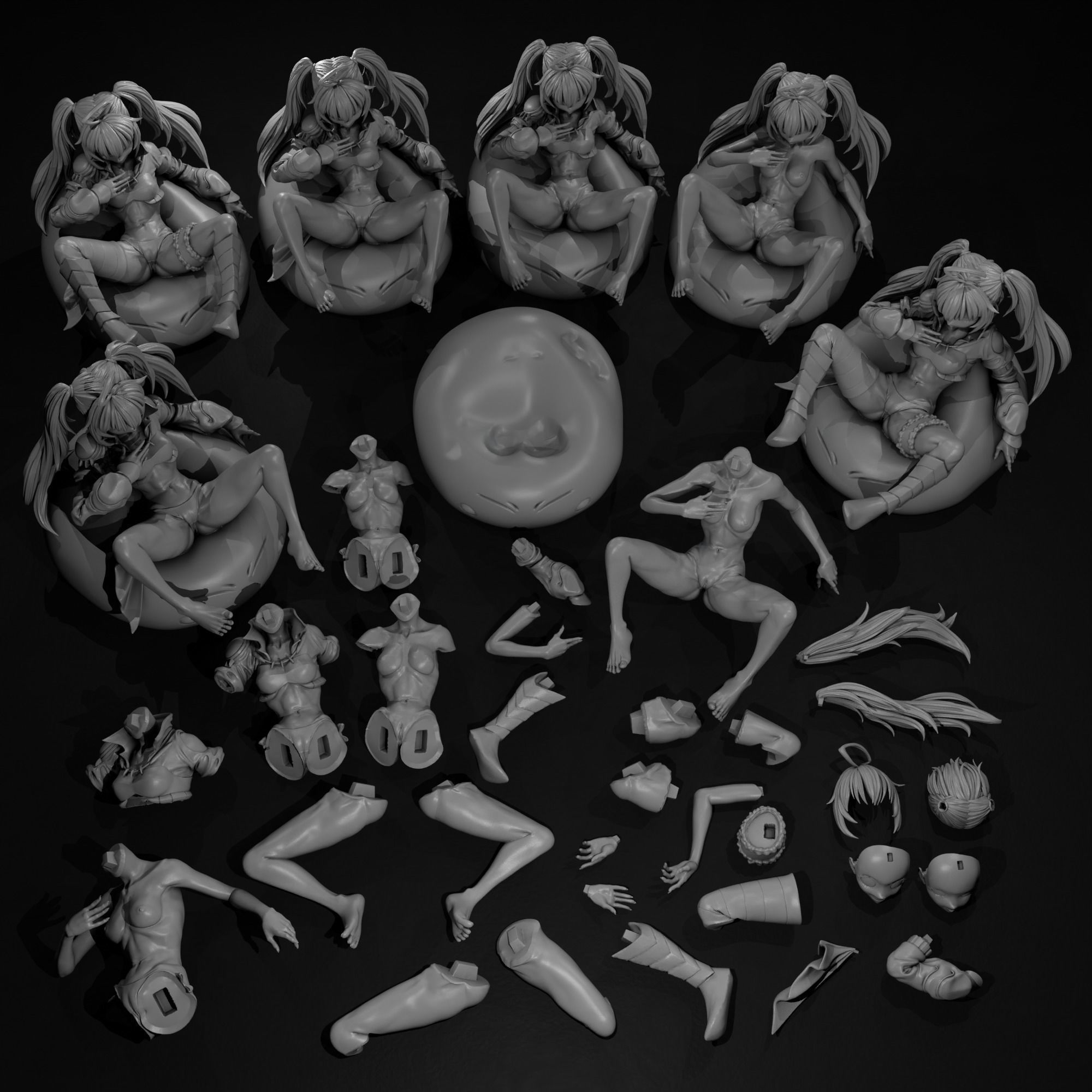 Milim Nava - Tensei Shirata Slime Datta Ken 3D print model_27