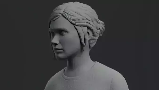 Ellie - The last of us 3D print model