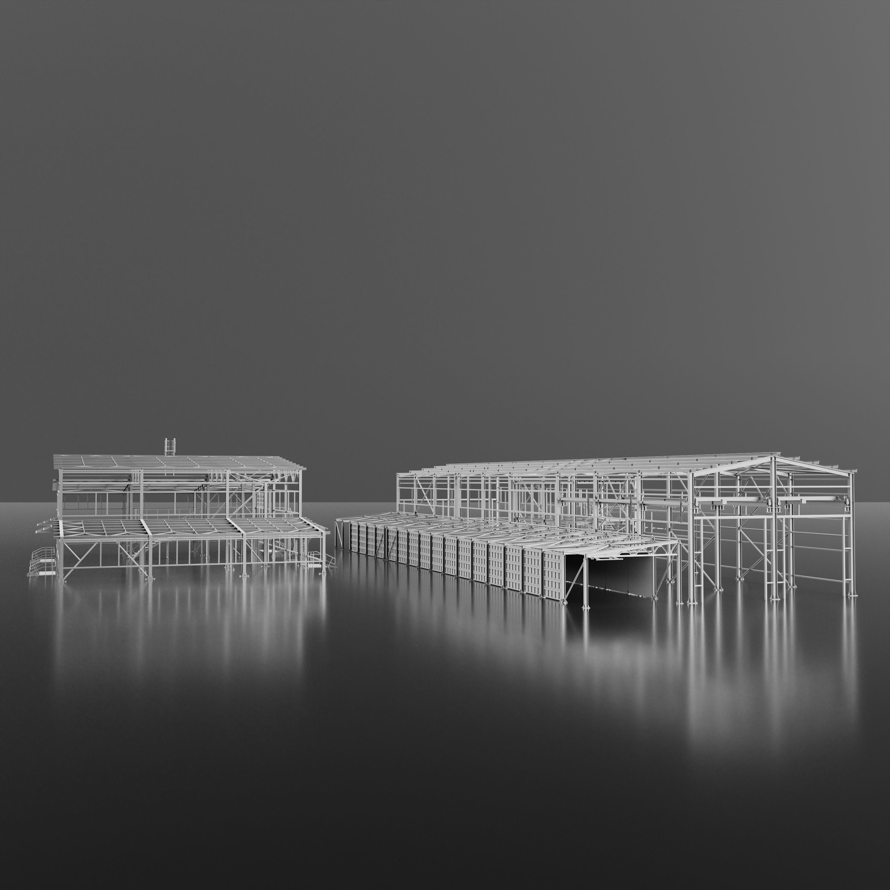 Industrial Metal 3D model_2