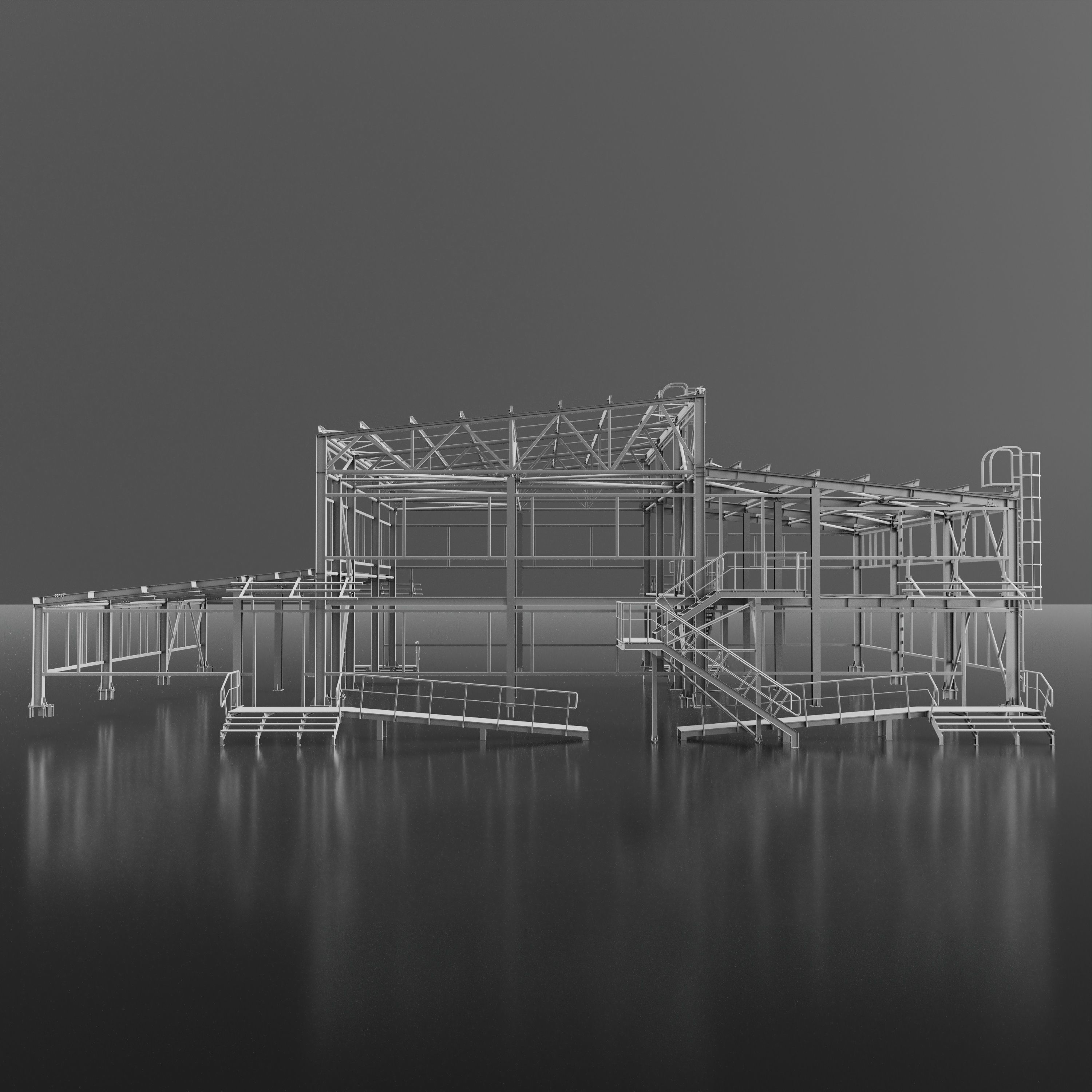 Industrial Metal 3D model_10