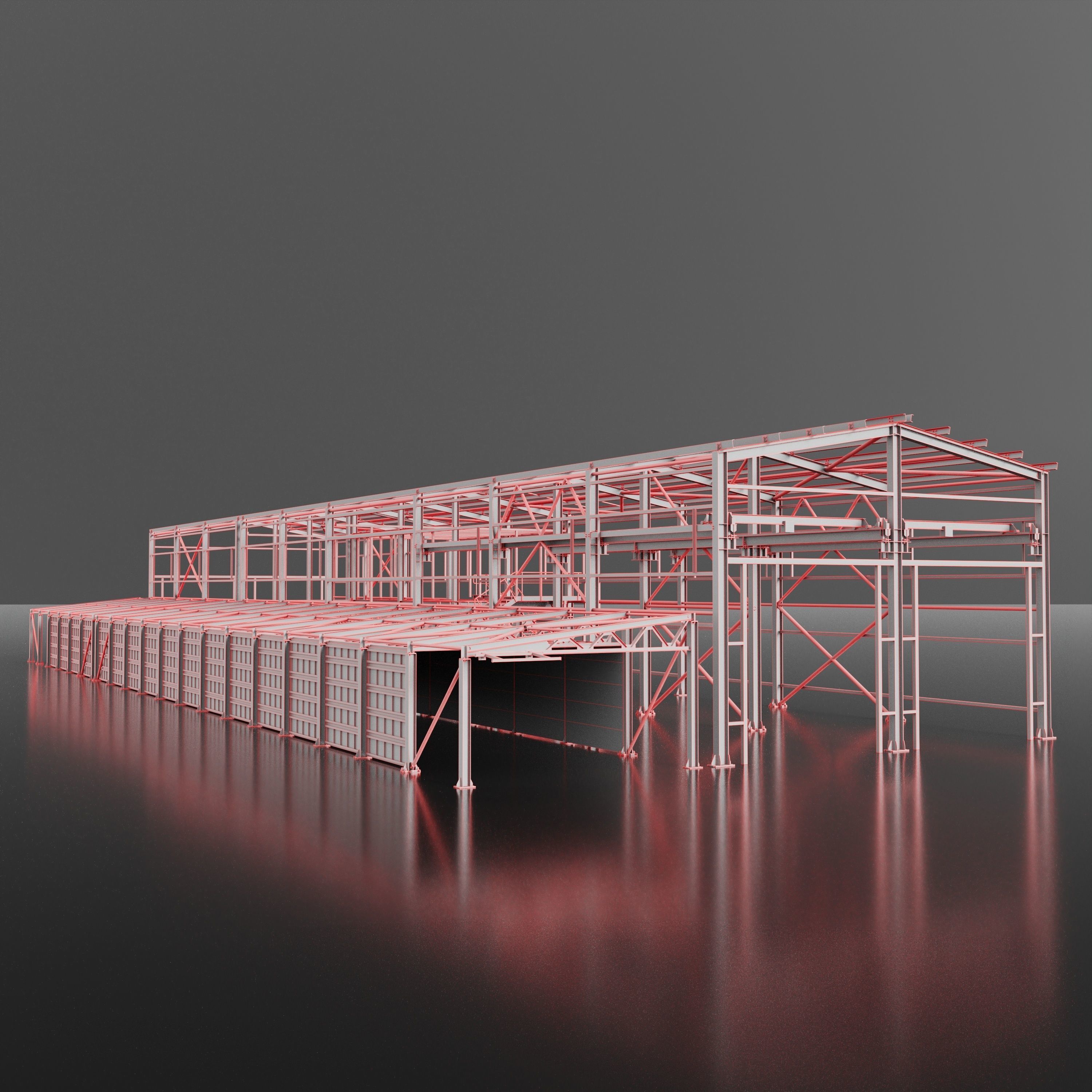 Industrial Metal 3D model_7