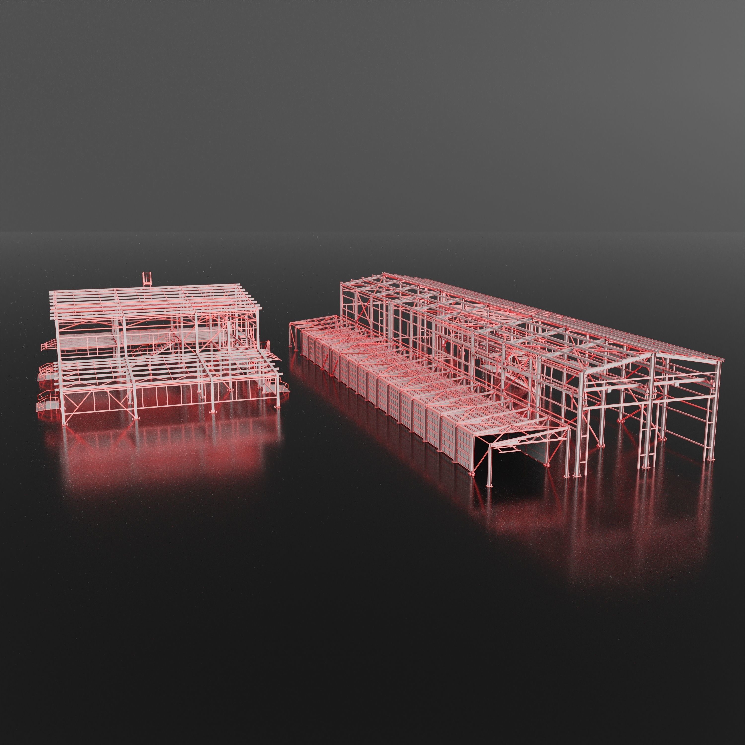 Industrial Metal 3D model_1