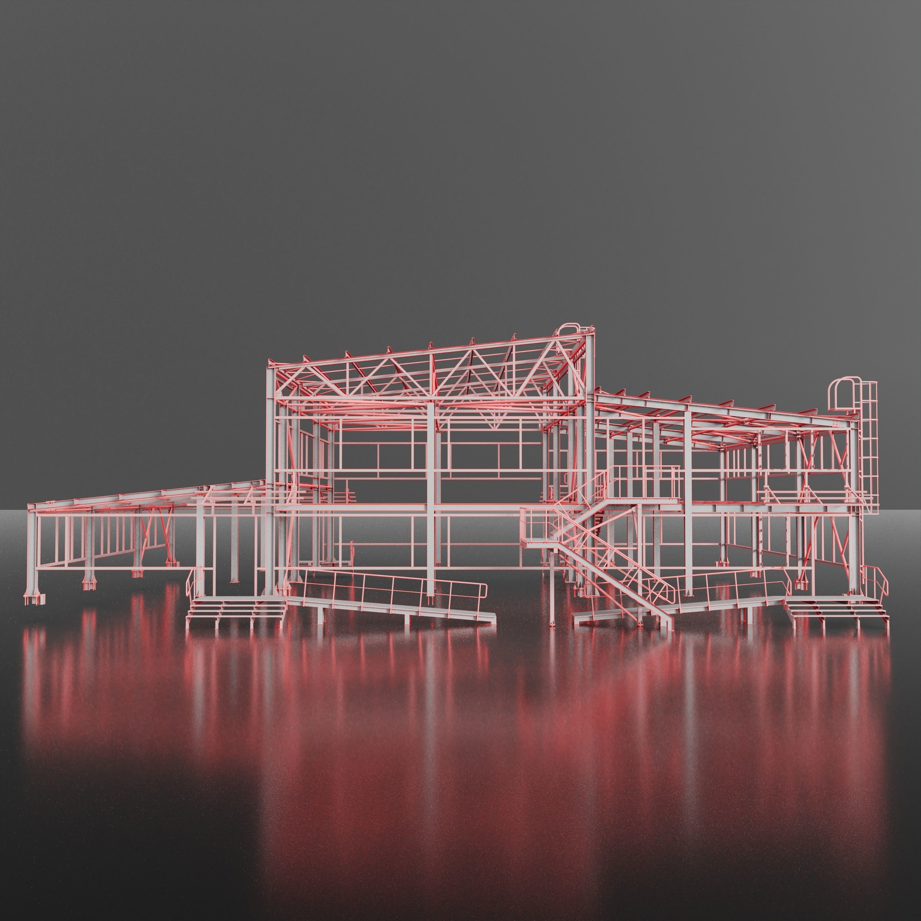 Industrial Metal 3D model_11