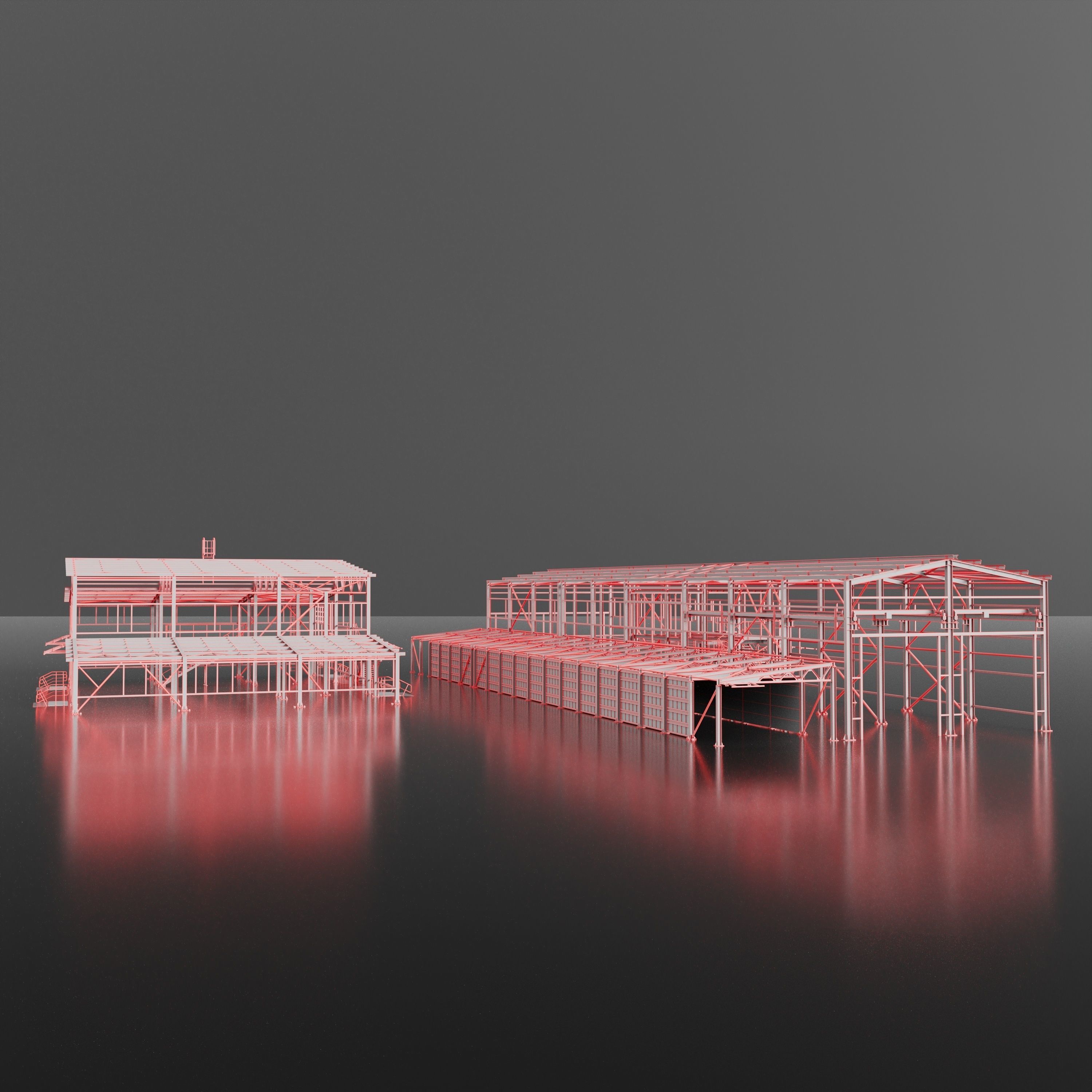 Industrial Metal 3D model_3