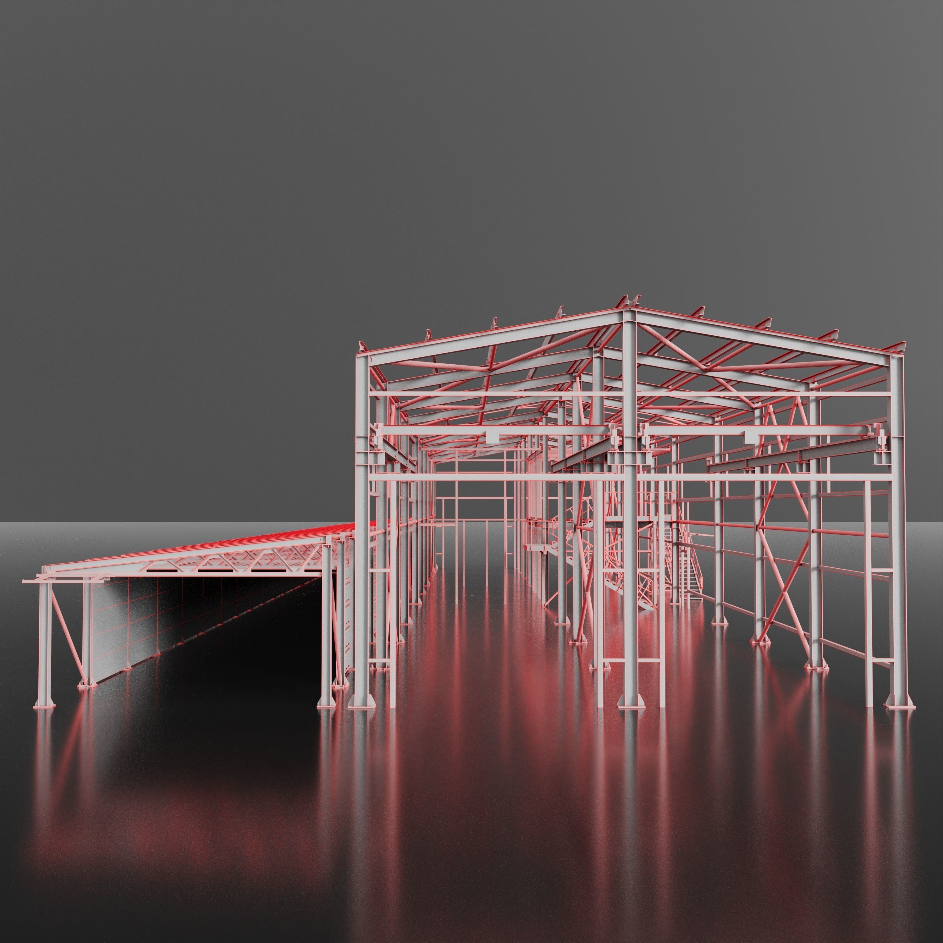 Industrial Metal 3D model_9