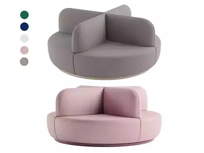 La Isla Sofa 314-10-TTH by Sancal 3D model