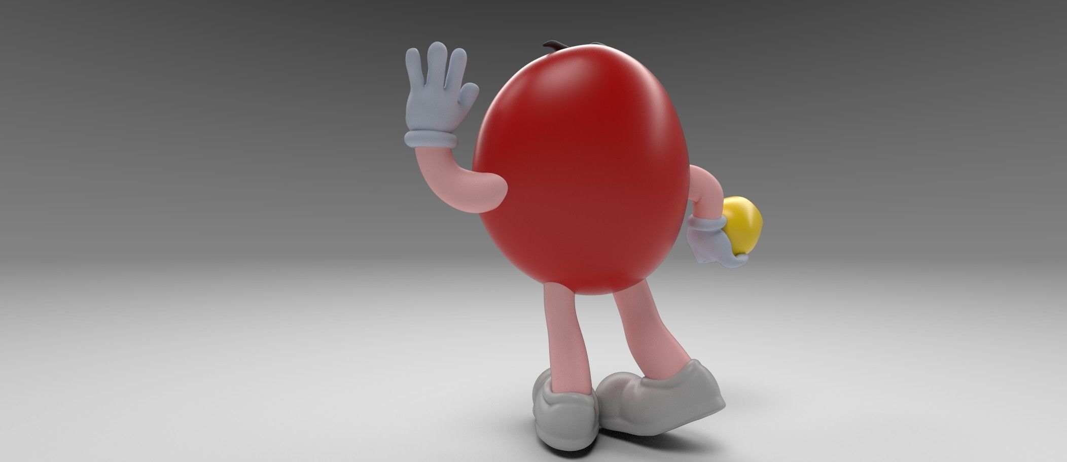 MeM MM s Character Low-poly 3D model_8