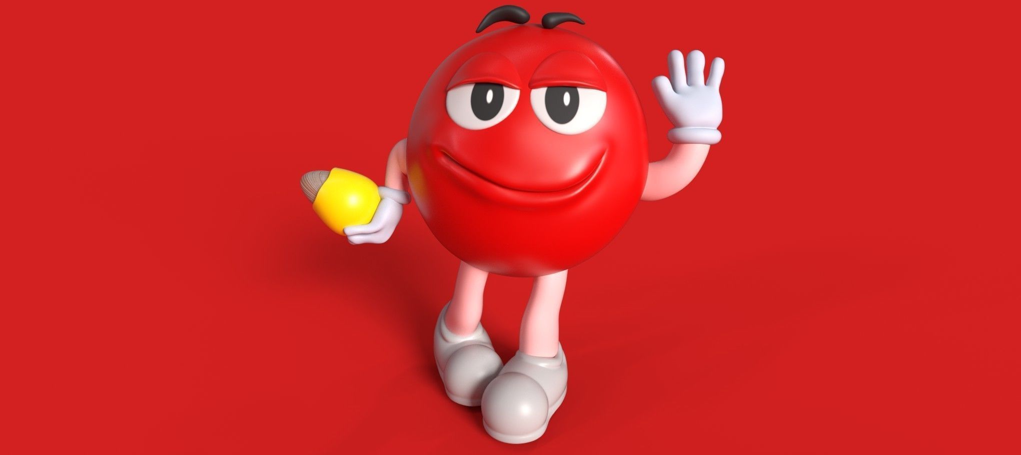 MeM MM s Character Low-poly 3D model_5