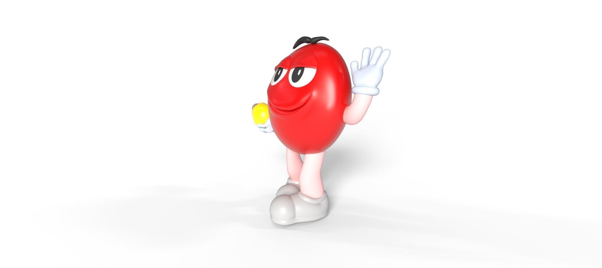 MeM MM s Character Low-poly 3D model_4