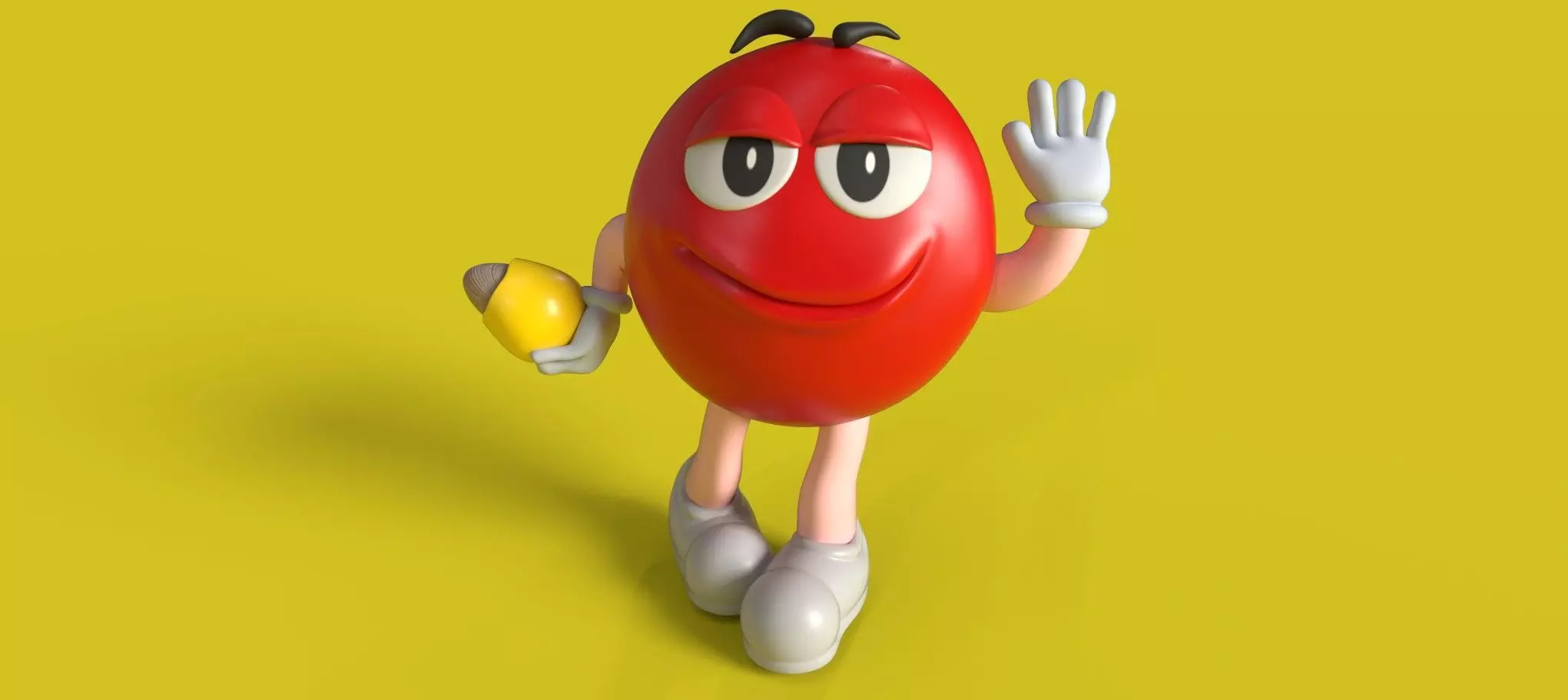 MeM MM s Character Low-poly 3D model_0