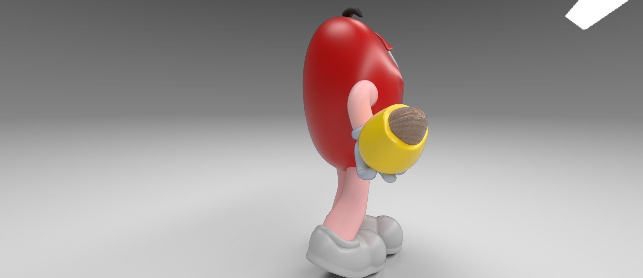 MeM MM s Character Low-poly 3D model_9