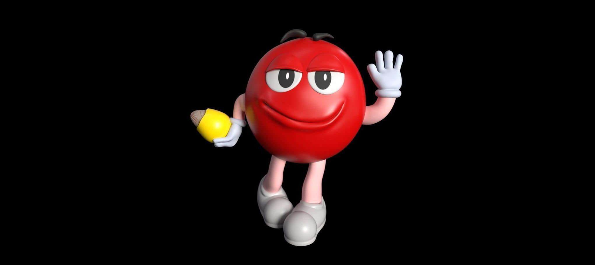 MeM MM s Character Low-poly 3D model_12