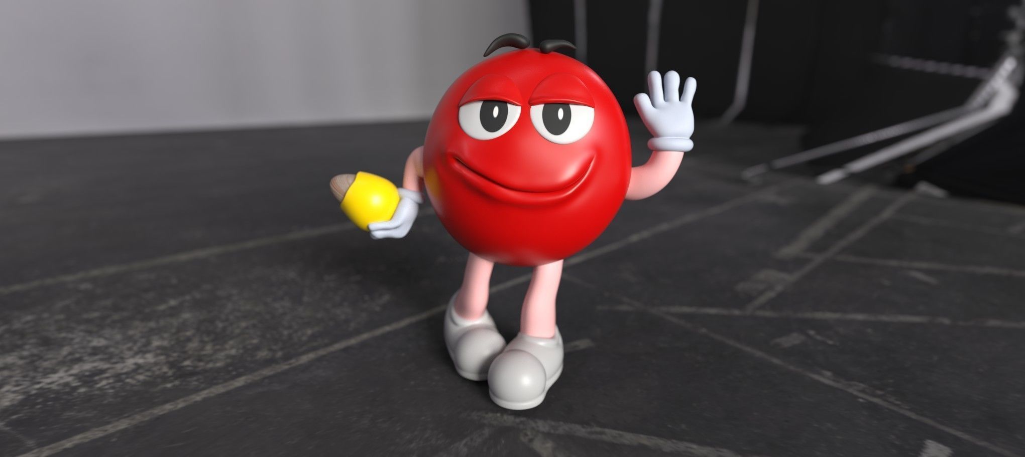 MeM MM s Character Low-poly 3D model_13