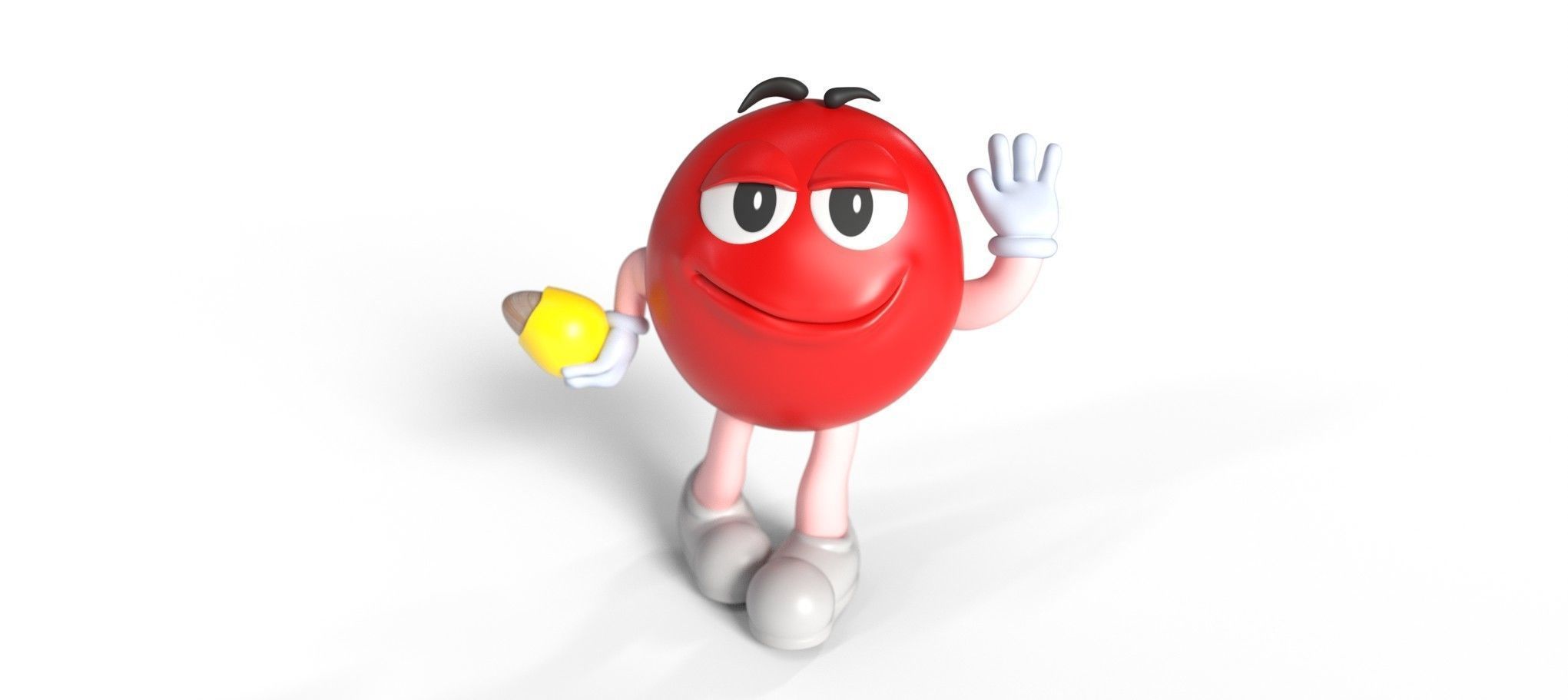 MeM MM s Character Low-poly 3D model_1