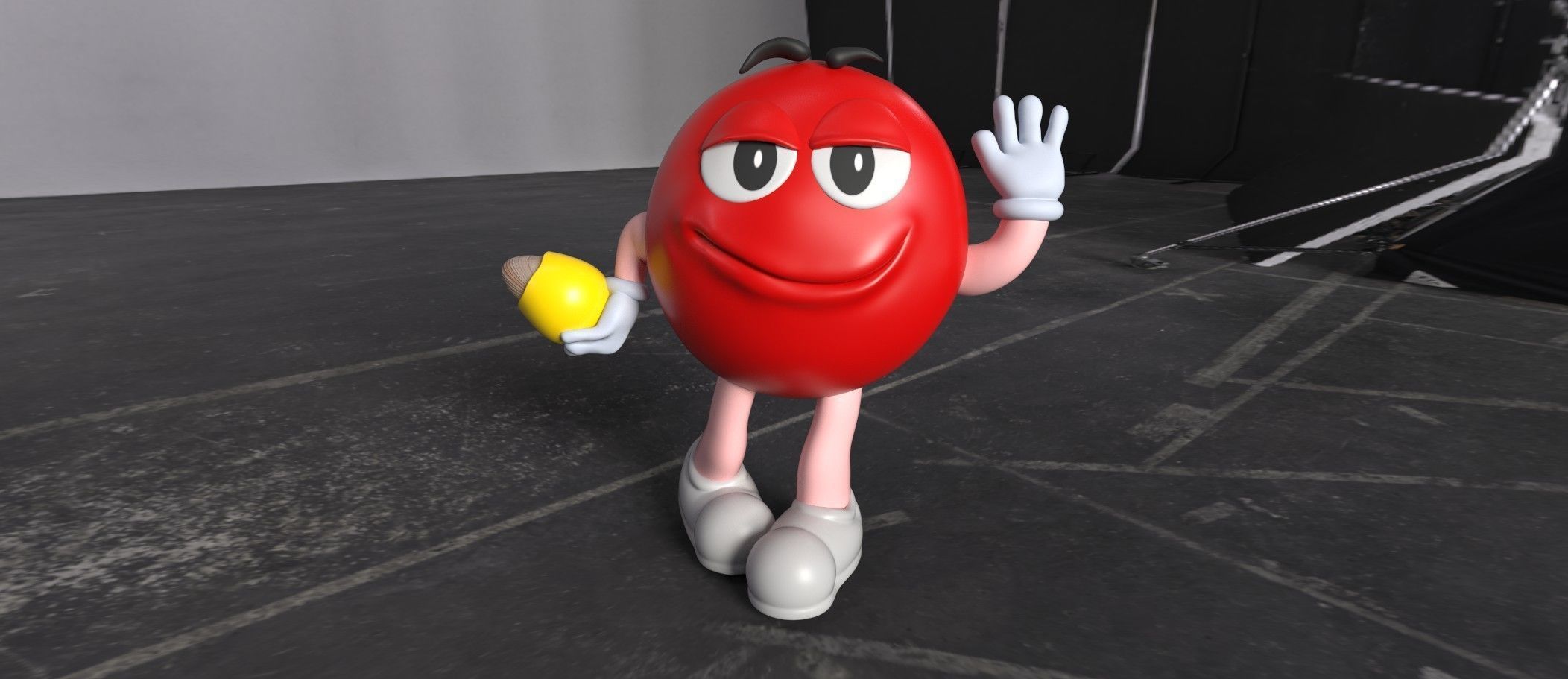 MeM MM s Character Low-poly 3D model_11