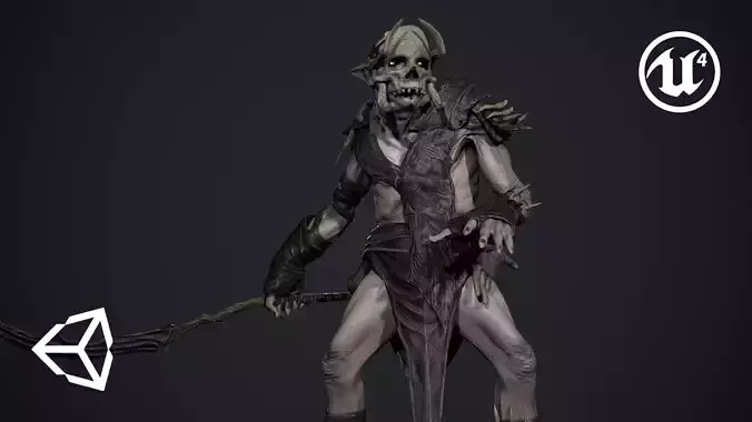 Goblin 2 Low-poly 3D model