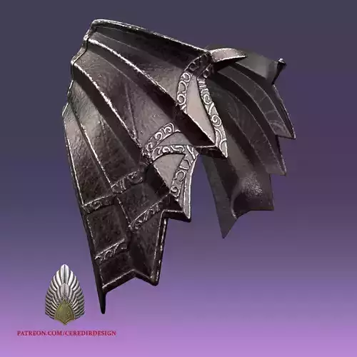 Sauron Hip Wing Armor lord of the rings 3D DIGITAL DOWNLOAD