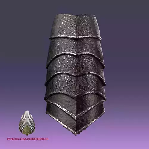 Sauron Bicep Armor lord of the rings 3D DIGITAL DOWNLOAD