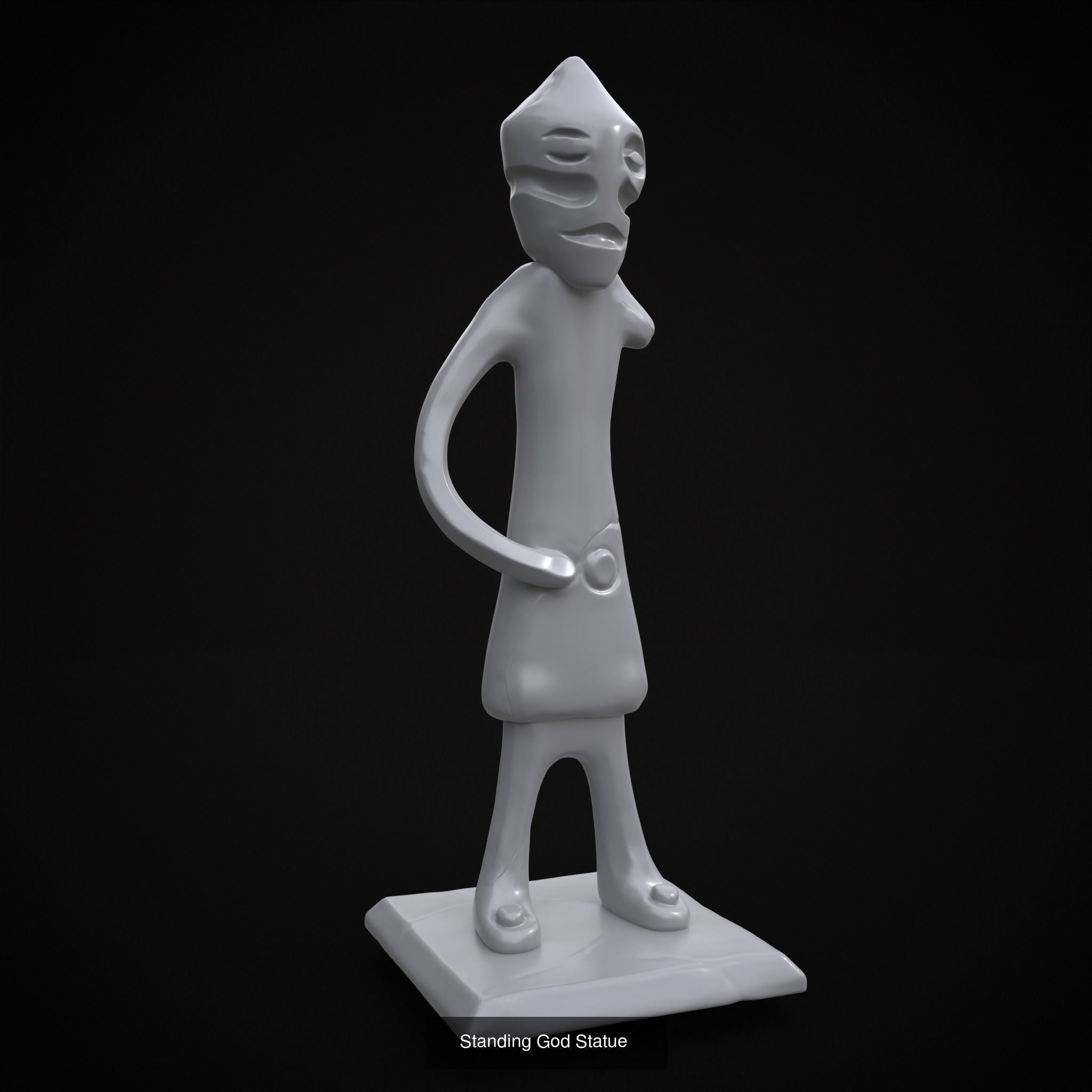 Three God Statues Collection _7