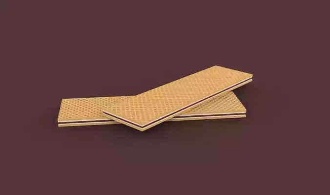 Chocolate Wafer 3D model