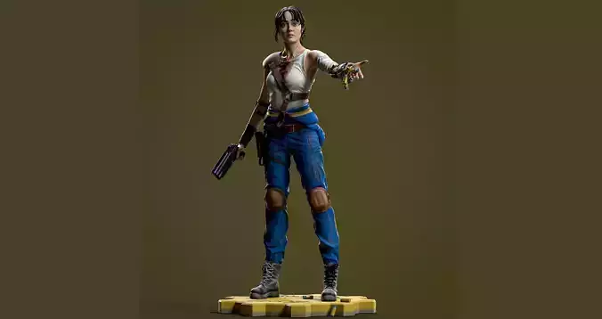 Lucy from Fallout 3D print model
