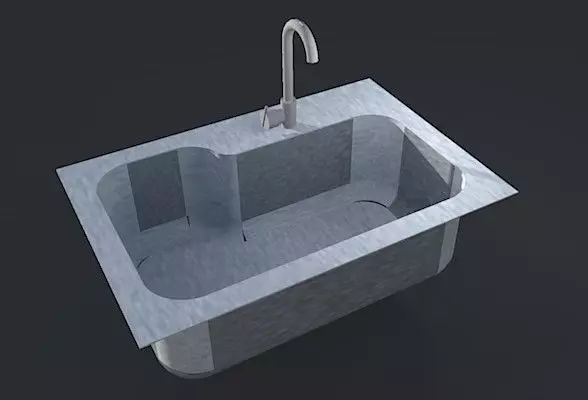 kitchen sink Free 3D model_0