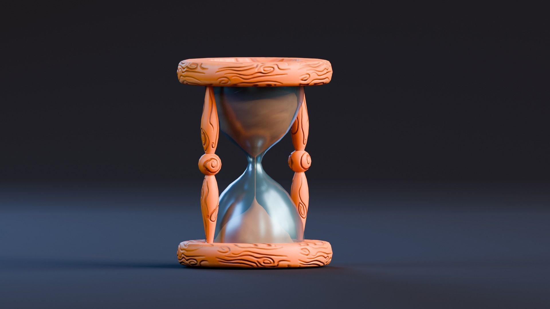 Low poly - Stylized Game Items - Sandwatch Low-poly 3D model_2