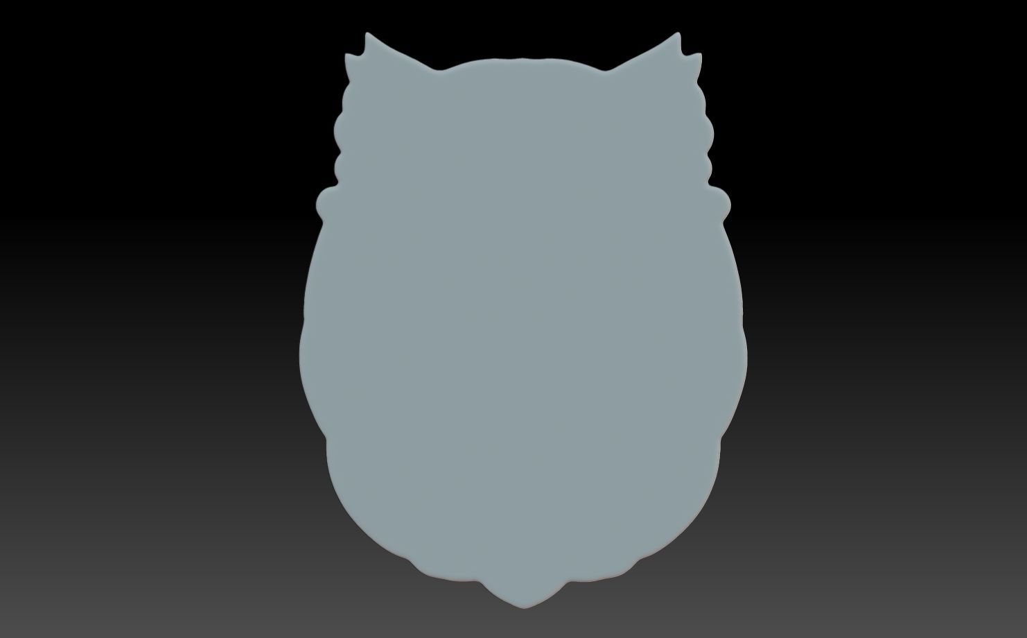 Celtic Owl basrelief 08 240611 3D print model_5