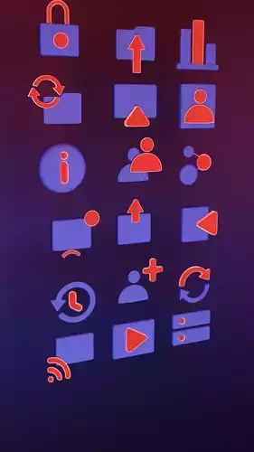 Collection icon pack 3D model